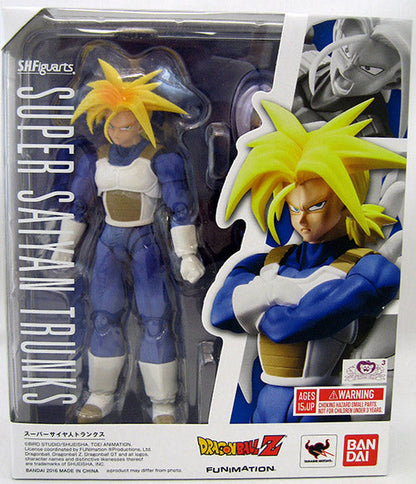 Dragonball Z 6 Inch Action Figure S.H. Figuarts - Super Saiyan Trunks (Shelf Wear Packaging)