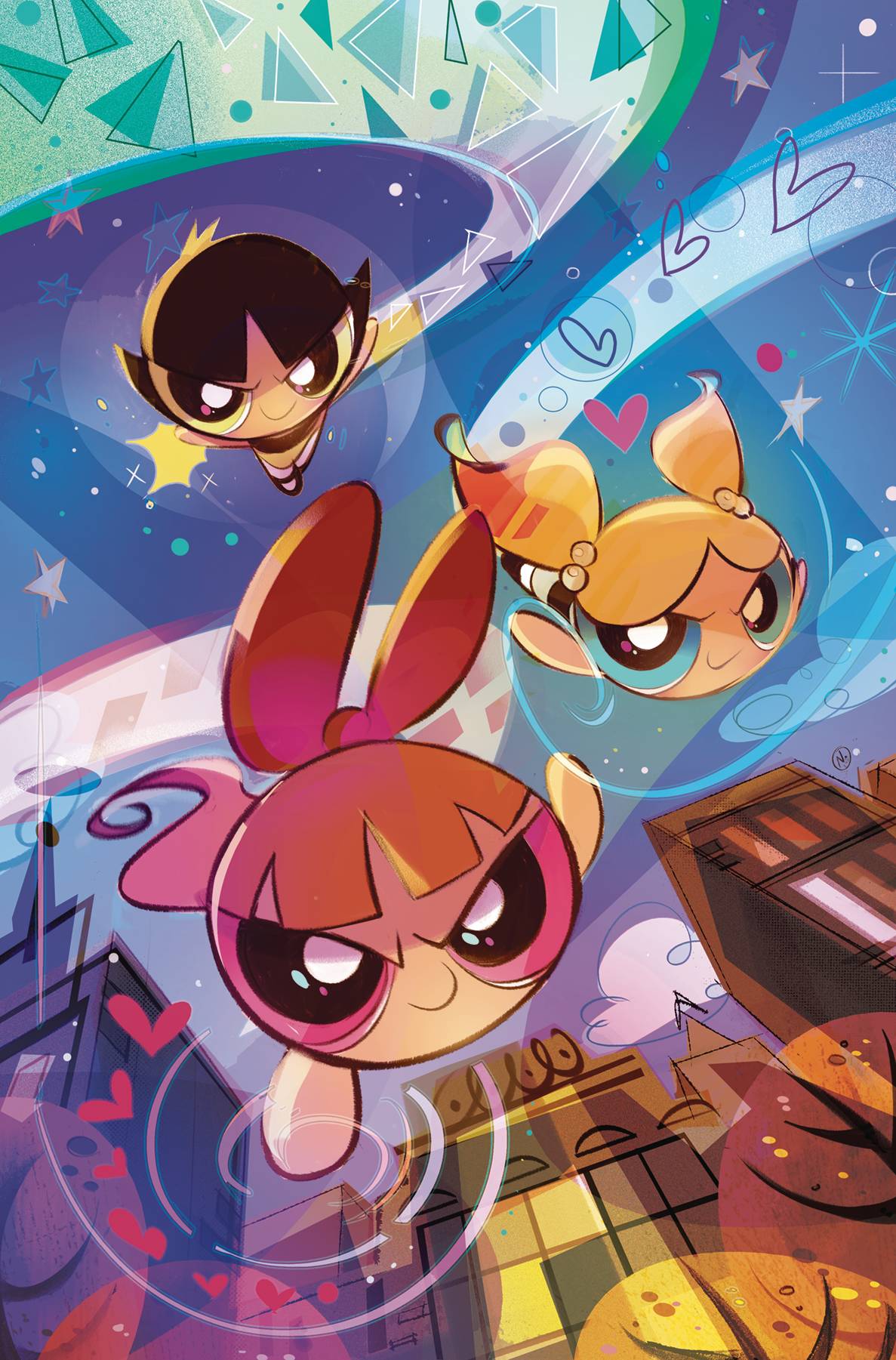 POWERPUFF GIRLS VALENTINES KISSY FACE SP #1 CVR E 1:15 IN