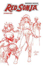 RED SONJA 2023 #13 CVR Q FOC 1:10 LINSNER FIERY RED LINE