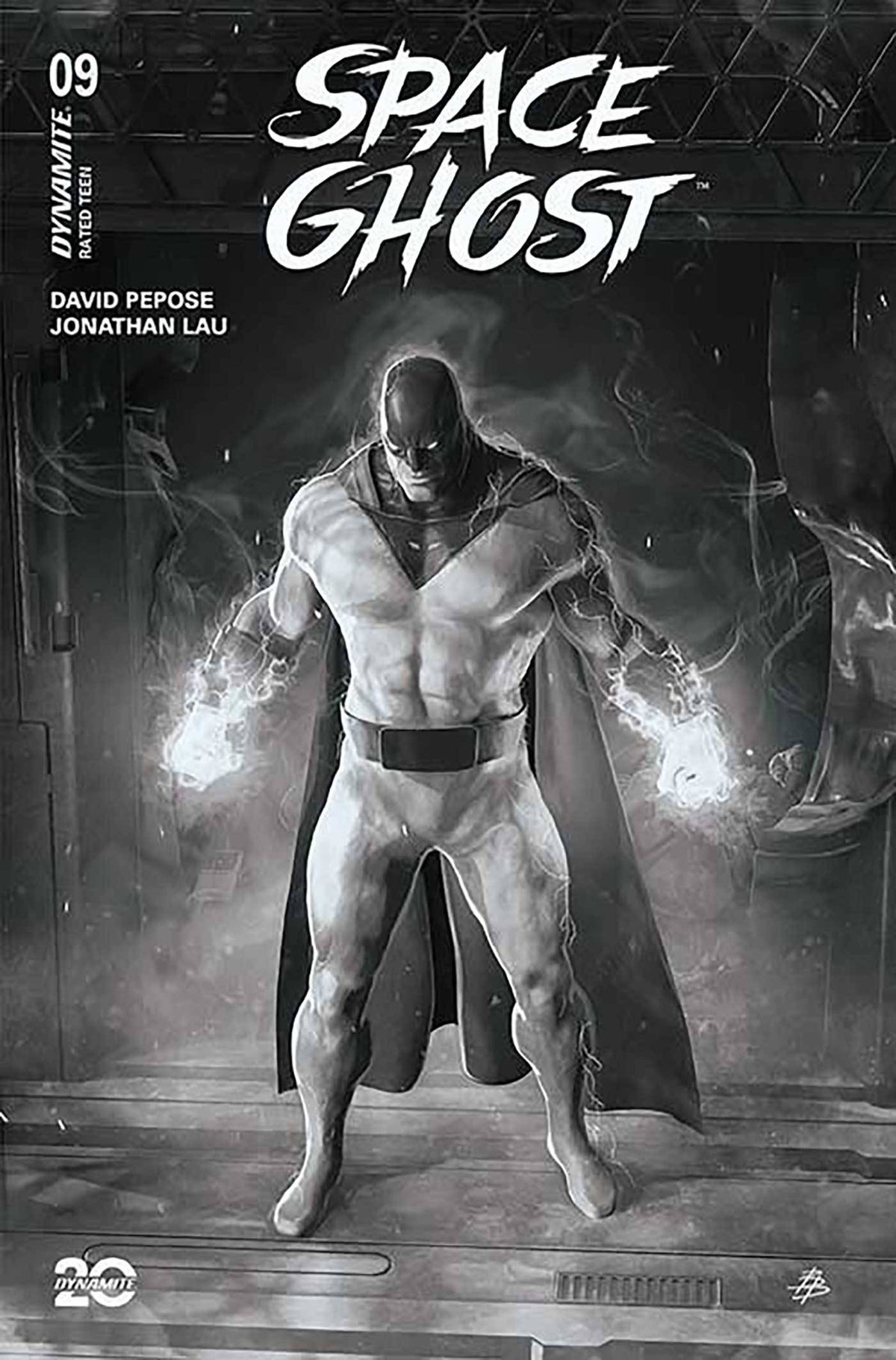 SPACE GHOST #9 CVR N 1:5 FOC INCV BARENDS B&W (C: 1-0-0)