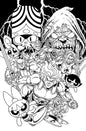 THUNDERCATS POWERPUFF GIRLS #1 CVR Q INC 1:10 KEN HAESER LINE ART VIRGIN FOC BONUS VAR