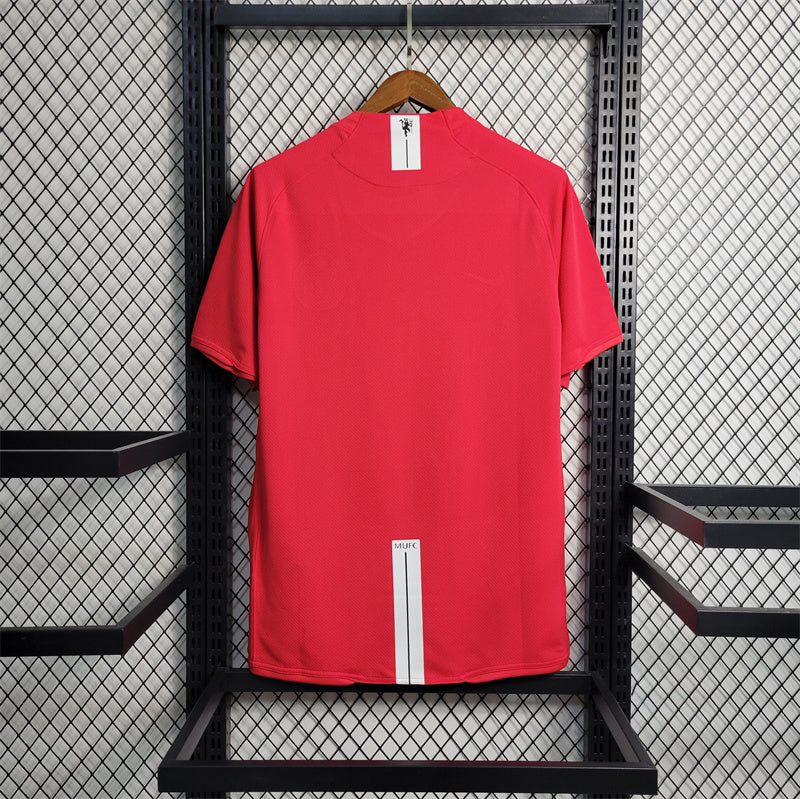 Manchester United Jersey Home Kit 07/08 Retro Football Team Soccer Shirt