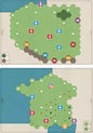 Age of Steam Deluxe: Expansion Maps - France & Poland