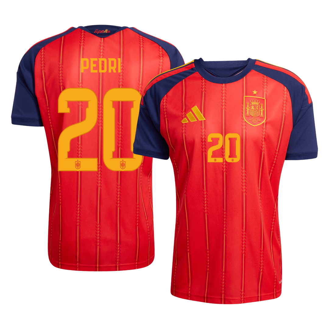PEDRI #20 Mens Spain World Cup Home Jersey 2026 [PREMIUM]