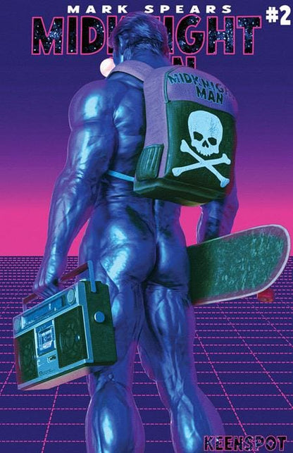 MARK SPEARS MIDKNIGHT MAN #2 CVR E MARK SPEARS ELECTRIC BLUE VAR