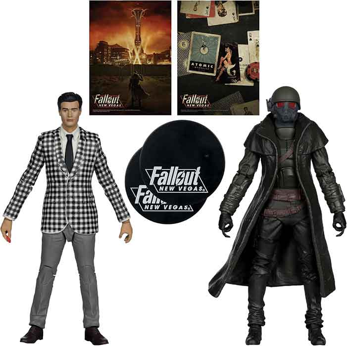 Fallout New Vegas 7 Inch Action Figure 2-Pack - Riot Ranger Armor and Benny
