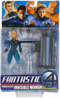 Fantastic Four 6 Inch Action Figure - Power Blast Invisible Woman with Water Blasting Action (Shelf Wear Packaging)