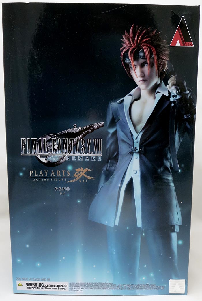 Final Fantasy VII Remake Play Arts Kai 10 Inch Action Figure - Reno (Shelf Wear Packaging)