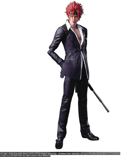 Final Fantasy VII Remake Play Arts Kai 10 Inch Action Figure - Reno (Shelf Wear Packaging)