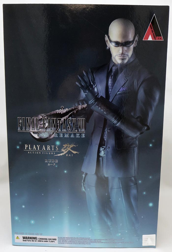 Final Fantasy VII Remake Play Arts Kai 10 Inch Action Figure - Rude (Shelf Wear Packaging)
