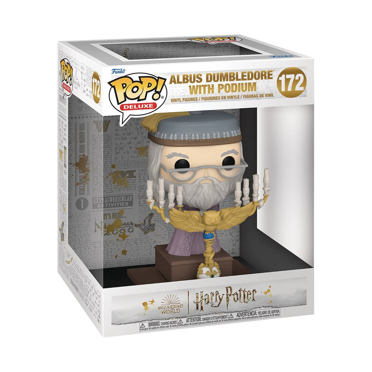 FUNKO: HARRY POTTER - ALBUS DUMBLEDORE WITH PODIUM FIGURE