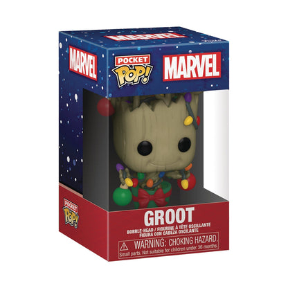 Funko Pocket Pop! & Tee: Marvel - Holiday Groot (Size Large)