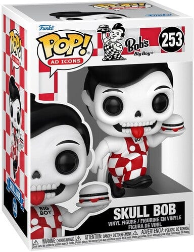 Funko Pop! AD Icons: Bob's Big Boy - Skull Bob (Vinyl Figure, Collectible)