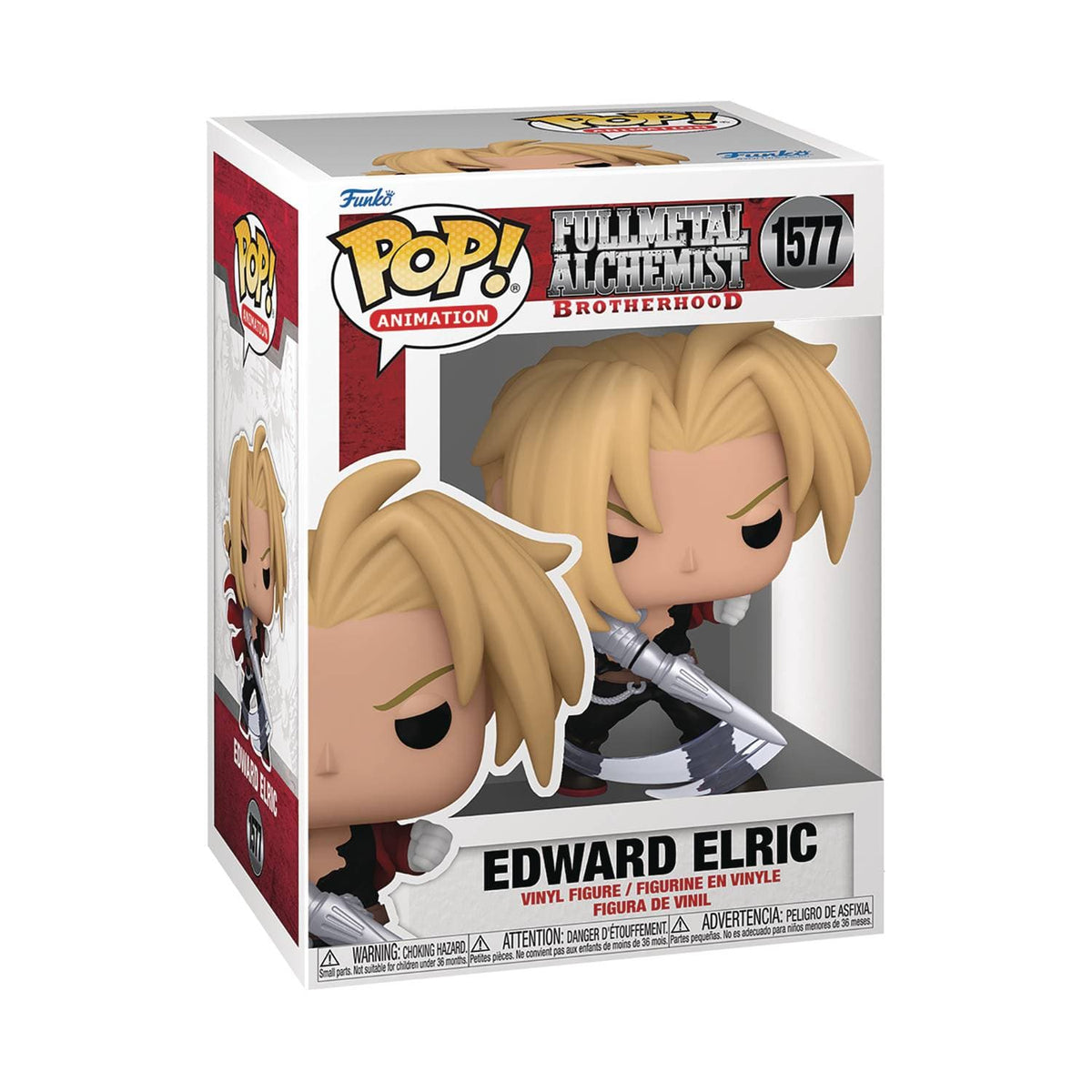 FUNKO: POP ANIMATION - FULL METAL ALCHEMIST - BROTHERHOOD - E ELRIC WITH BLADE FIGURE
