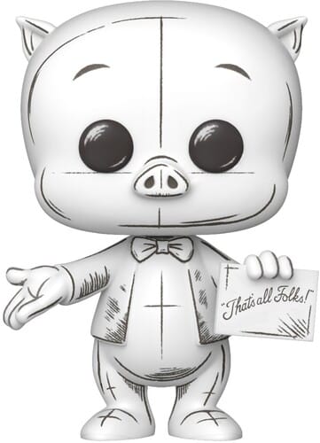 Funko POP! Animation: Looney Tunes - Porky Pig, Sketched