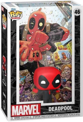 Funko Pop! COMIC BOOK COVER WITH CASE: Marvel - Deadpool (2025) #1 Deadpool in Black Suit