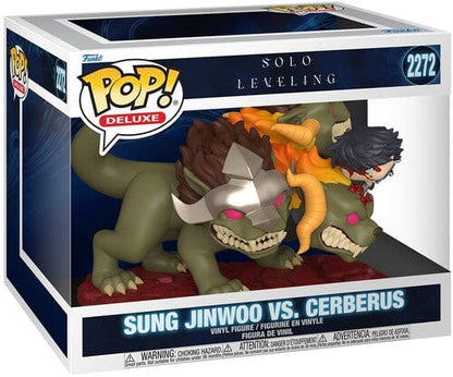 Funko POP! Deluxe: Solo Leveling- Sung Jinwoo vs. Cerberus