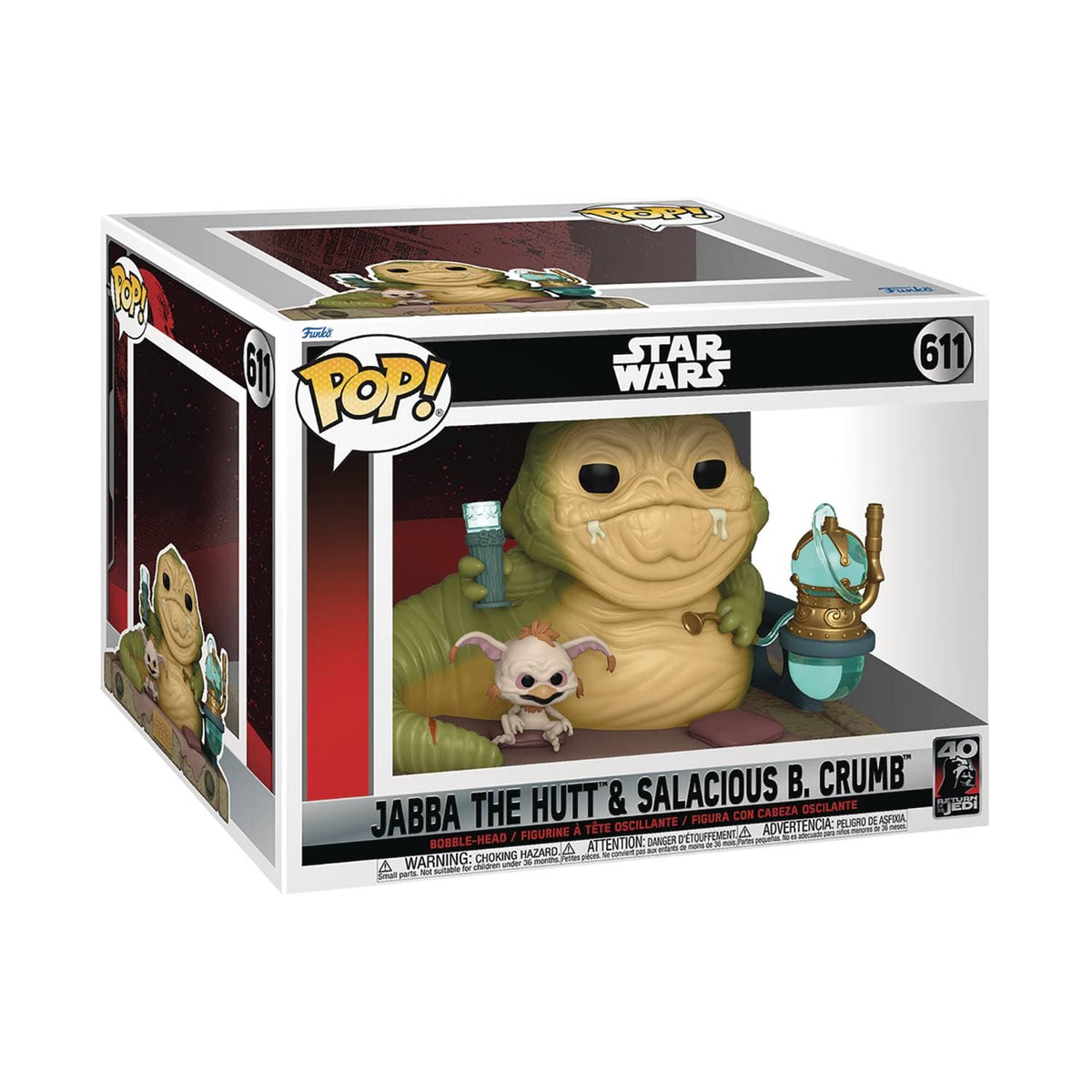 Funko Pop! Deluxe: Star Wars - Jabba the Hutt & Salacious B. Crumb