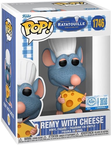 Funko POP! Disney PIXAR: Ratatouille - Remy with Cheese