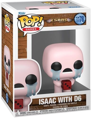Funko POP! Games: Binding of Isaac: Rebirth - Isaac with D6