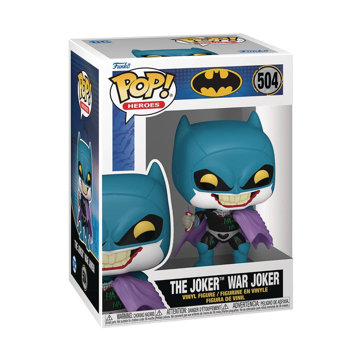 FUNKO: POP HEROES - BATMAN - WAR ZONE - JOKER FIGURE