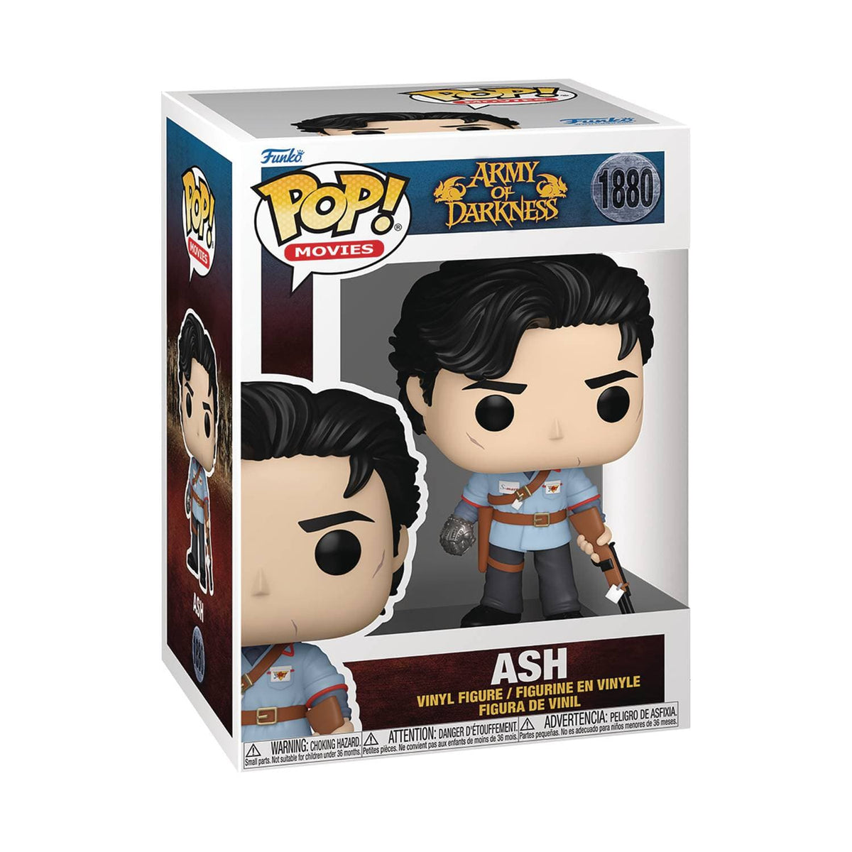 FUNKO: POP MOVIES - ARMY OF DARKNESS SEASON 2 - ASH WITH BOOMSTICK FIGURE