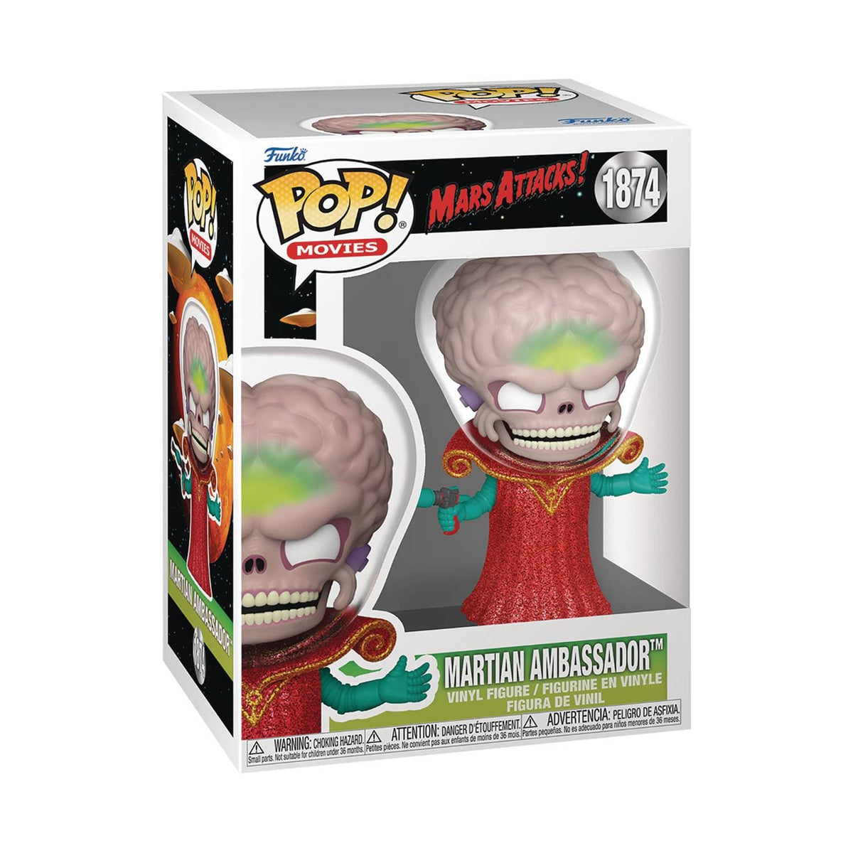 FUNKO: POP MOVIES - MARS ATTACKS - ALIEN LEADER FIGURE
