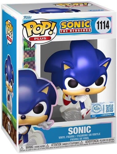 Funko Pop! Plus: Sonic The Hedgehog - Sonic (Vinyl Figure, Collectible)