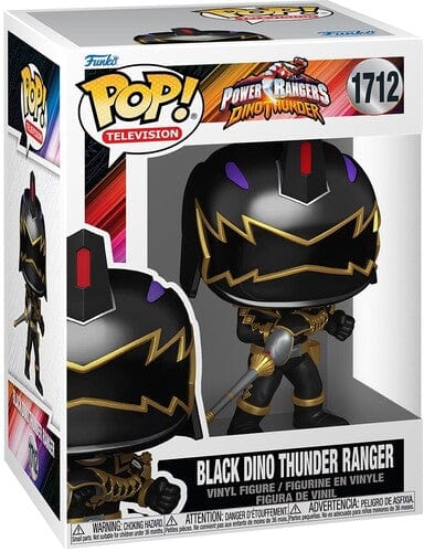 Funko Pop!: Power Rangers Dino Fury - Black Dino Thunder Ranger