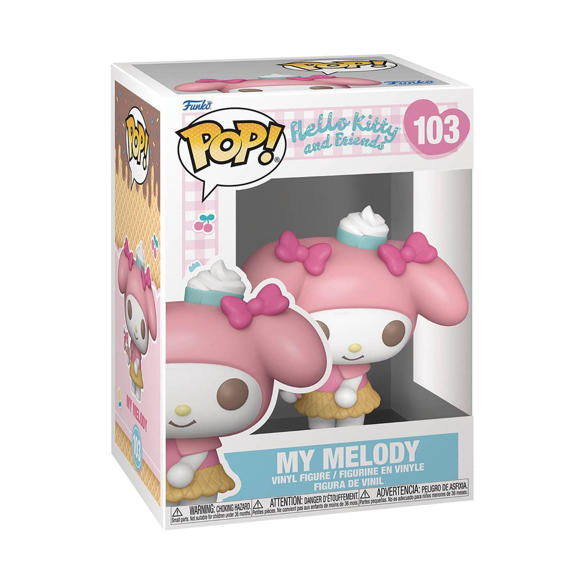 FUNKO: POP SANRIO - HELLO KITTY ICE CREAM - MY MELODY FIGURE