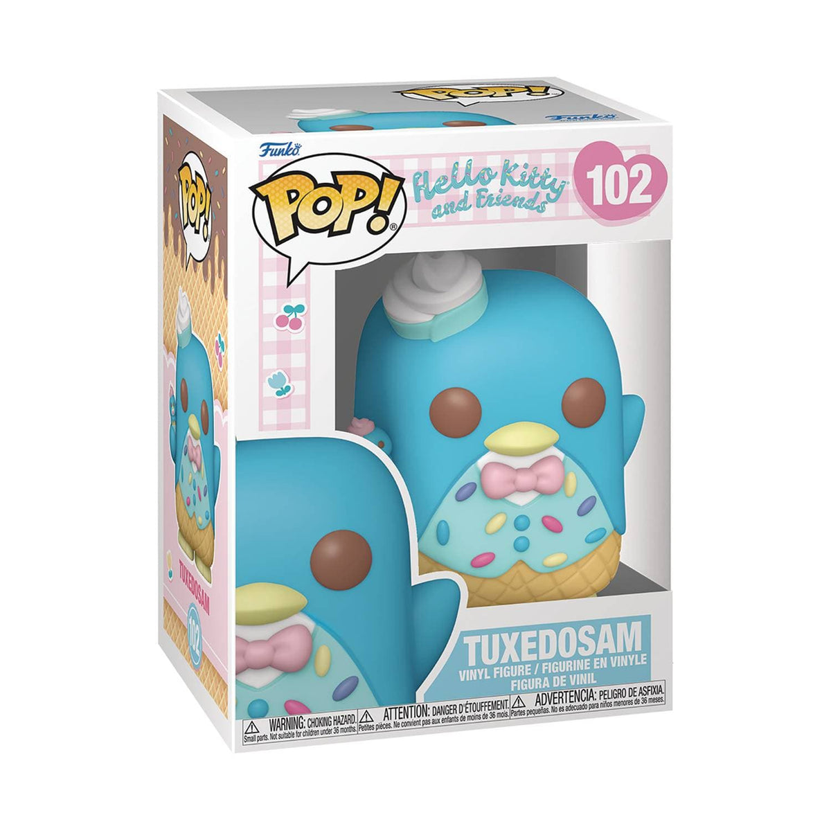 FUNKO: POP SANRIO - HELLO KITTY ICE CREAM - TUXEDOSAM FIGURE