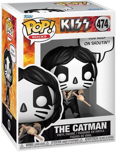 Funko Pop! Sayings: KISS - The Catman, Rock & Roll All Night (Vinyl Figure, Collectible)