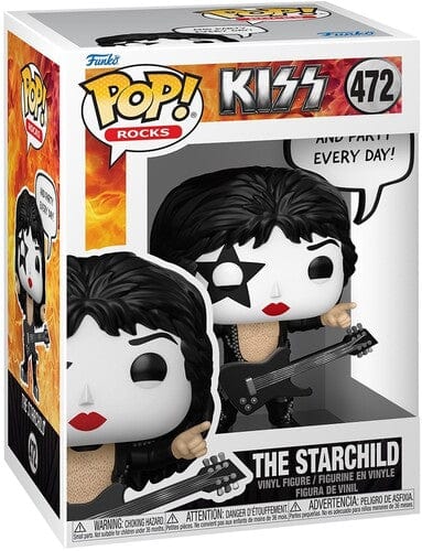 Funko Pop! Sayings: KISS - The Starchild, Rock & Roll All Night (Vinyl Figure, Collectible)