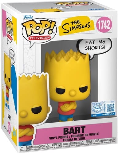 Funko Pop! Sayings: Simpsons - Bart (Specialty Channel) (Action Figure, Collectible)