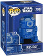 Funko POP!: Star Wars: Star Wars - R2-D2 Blue Print (Vinyl Figure, Collectible, 2 Pack)