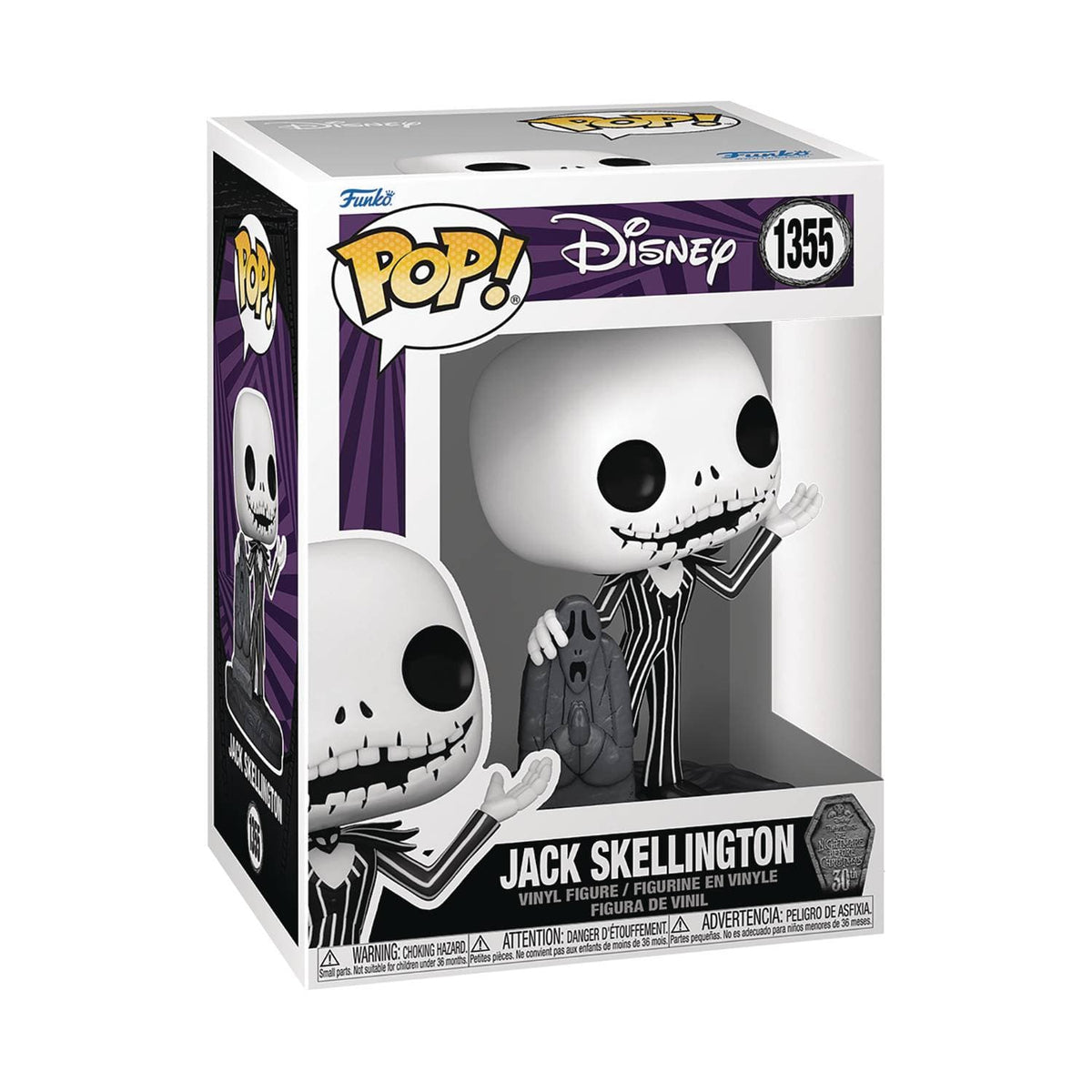 Funko Pop!: The Nightmare Before Christmas 30th - Jack Skellington with Gravestone