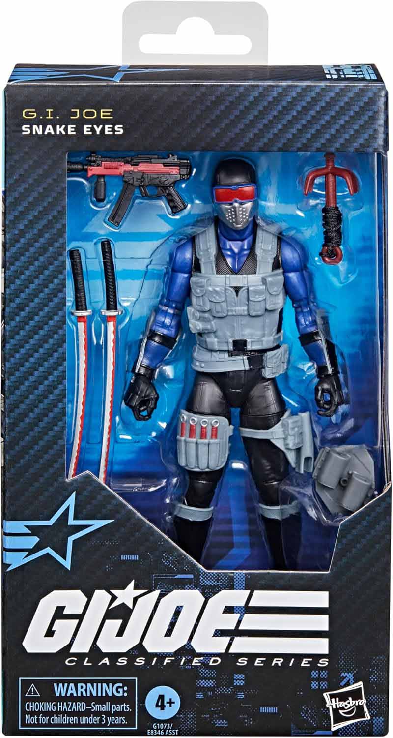 G.I. Joe Classfied 6 Inch Action Figure Wave 22 - Snake Eyes V4 #165