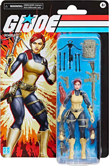 G.I. Joe Classified 6 Inch Action Figure Retro - Scarlett (Damaged Packaging)