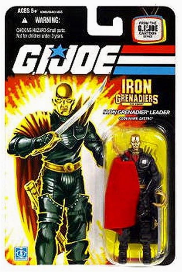 G.I. Joe 25th Anniversary 3.75 Inch Action Figure - Iron Grenadier Leader Destro (Shelf Wear Packaging)
