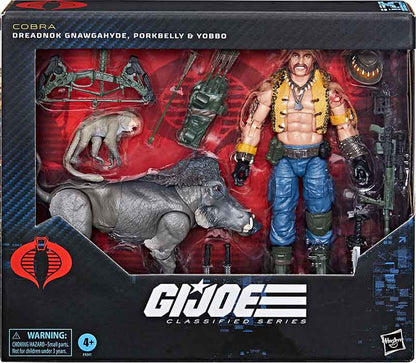 G.I. Joe Classified 6 Inch Action Figure Deluxe - Dreadnok Gnawgahyde with Porkbelly & Yobbo #125