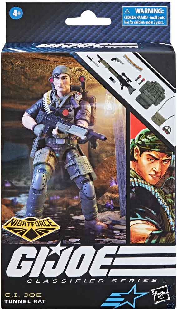 G.I. Joe Classified 6 Inch Action Figure Nightforce Exclusive - Tunnel Rat #107 (Shelf Wear Packaging)