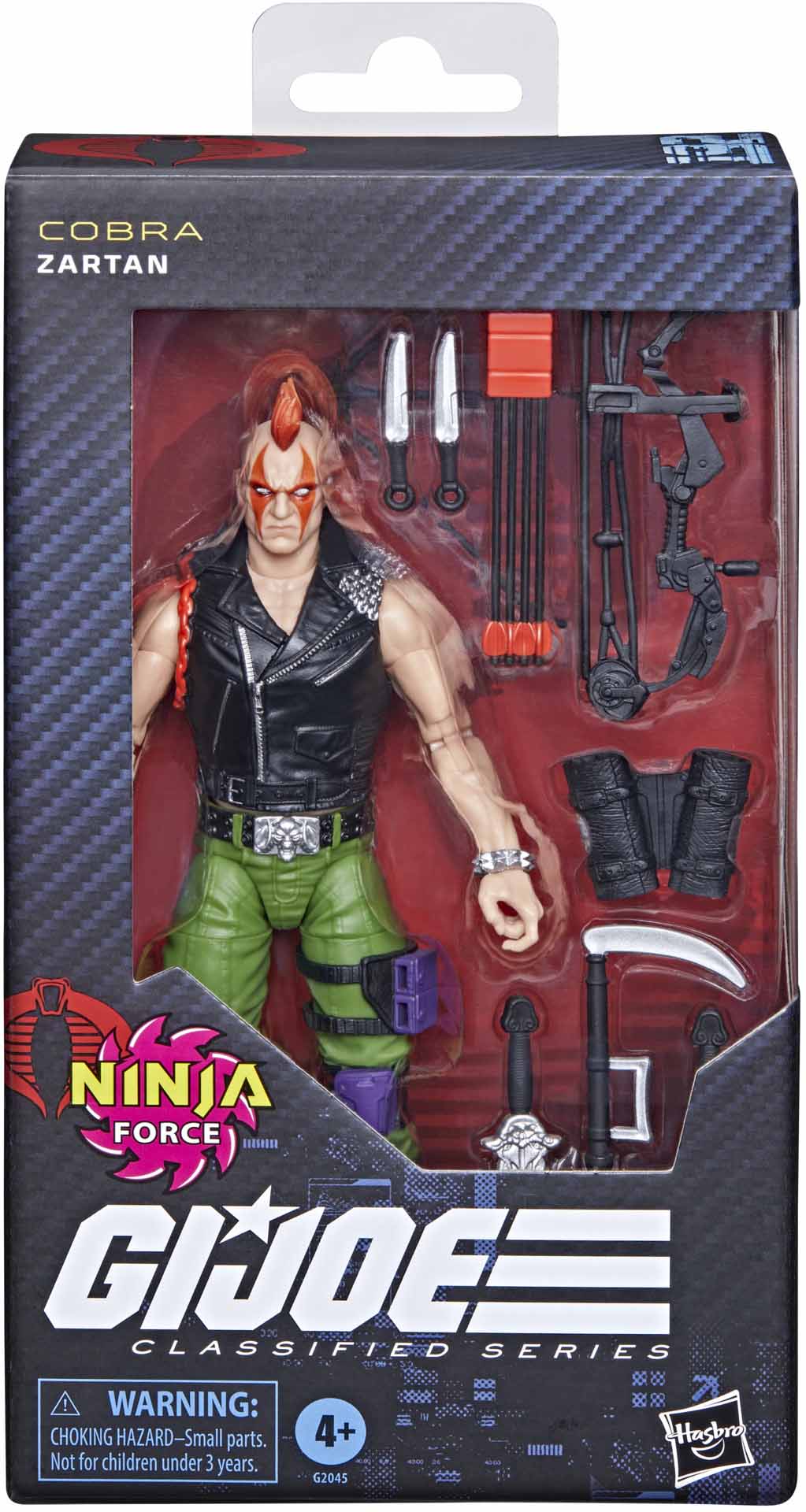 G.I. Joe Classified 6 Inch Action Figure Ninja Force Exclusive - Zartan (Sub-Standard Packaging)
