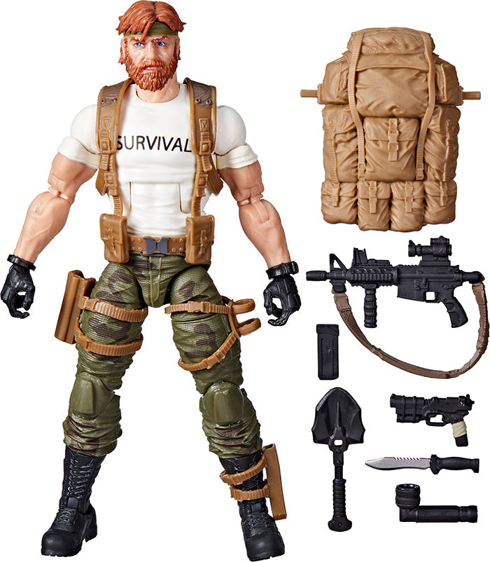 G.I. Joe Classified 6 Inch Action Figure Wave 12 - Outback #63 (Sub-Standard Packaging)