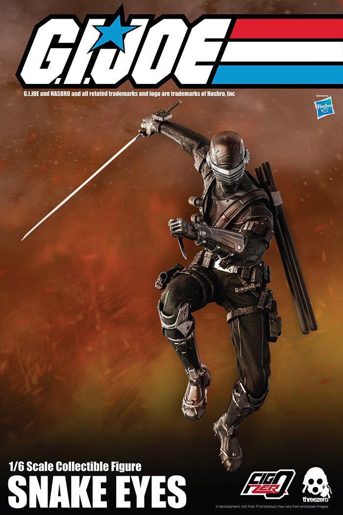 G.I. Joe Collectible 12 Inch Action Figure 1/6 Scale - Snake Eyes