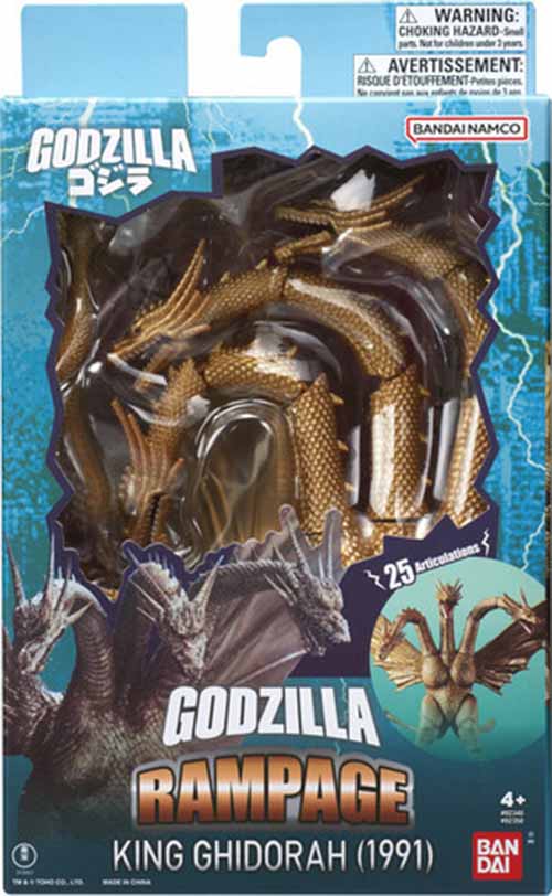 Godzilla 6 Inch Action Figure Bandai Namco - King Ghidorah 1991