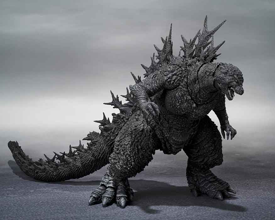 Godzilla Minus One 6 Inch Action Figure S.H. MonsterArts - Godzilla (2023) Minus Color Ver.