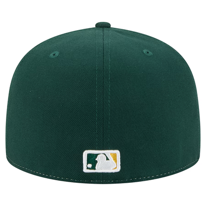 New Era Athletics Repeat 59FIFTY Fitted Hat-White/Green