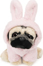 Gund: Doug the Pug - Fuzzy Pink Bunny Hoodie 9"