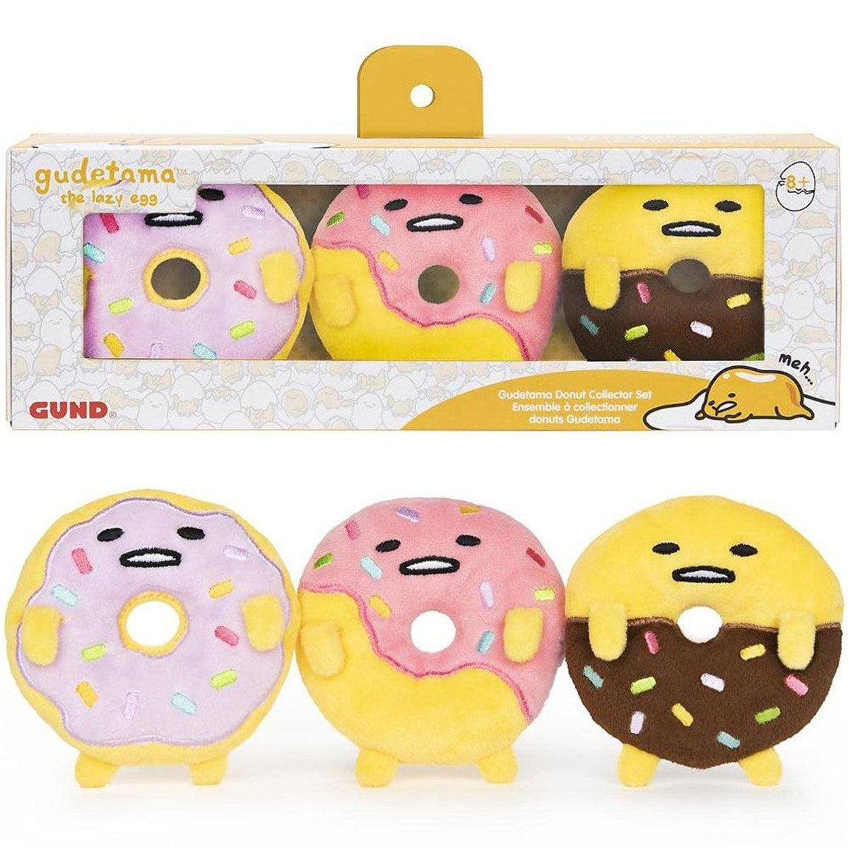 Gund: Sanrio - Gudetama Donut Collector Set