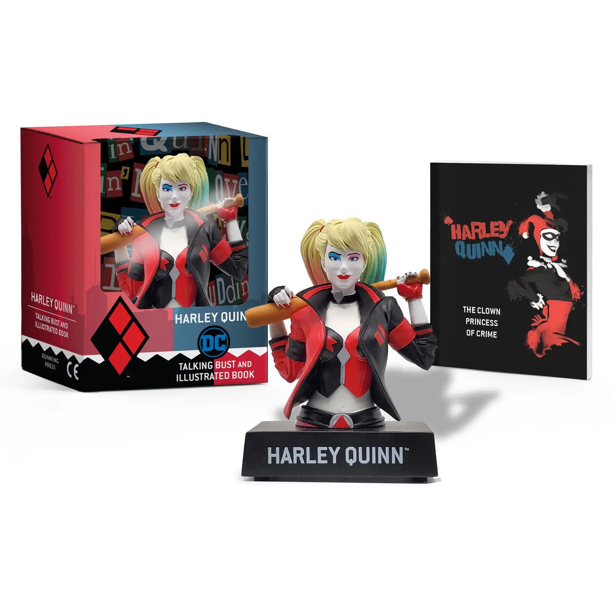 Harley Quinn Talking Figure and Illustrated Book [Mini Kit]